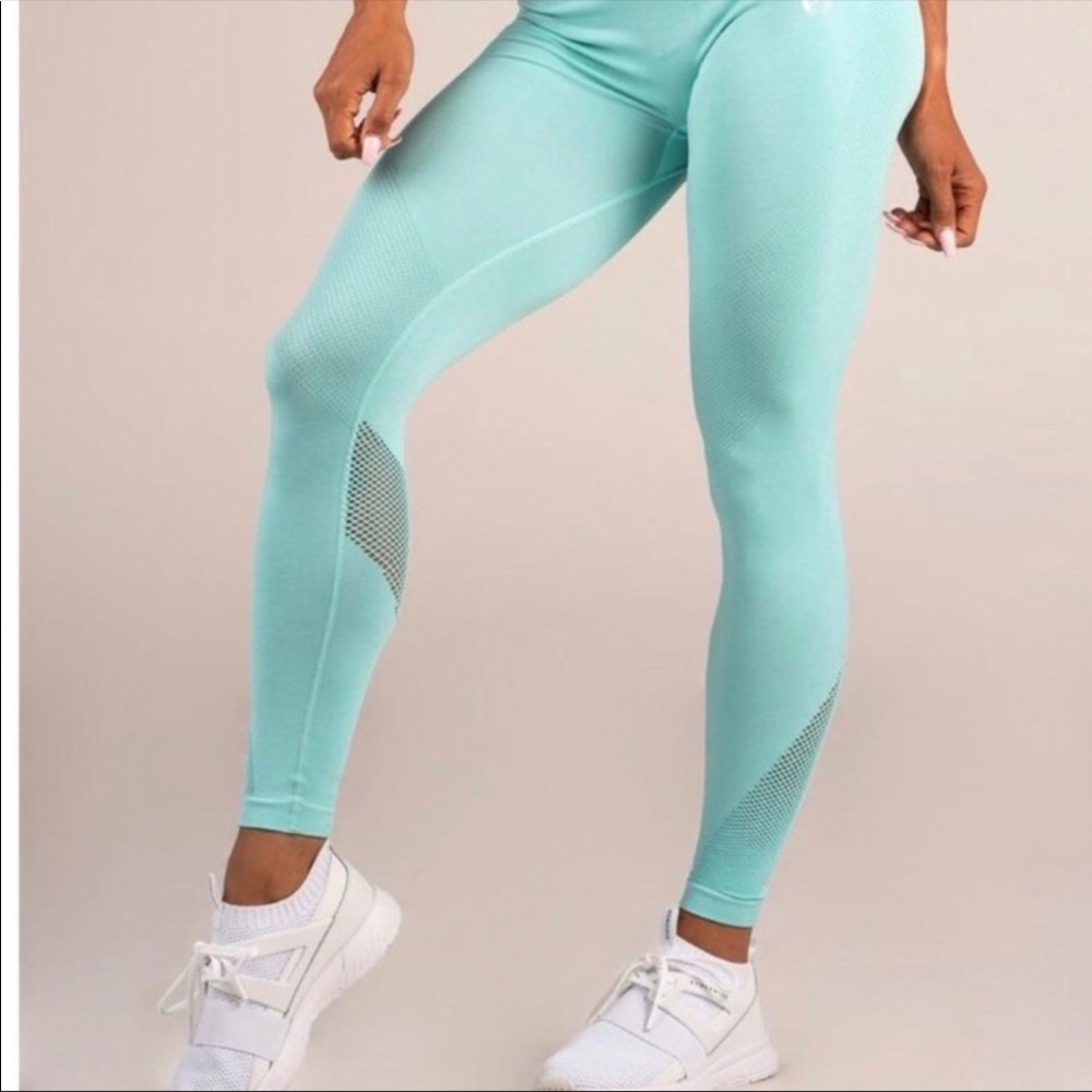 Ryderwear seamless aqua leggings